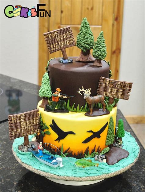 Hunting Themed Grooms Cake Decorated Cake By Cakes For CakesDecor