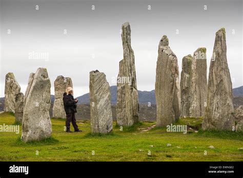 Callanish Standing Stones And Stone Circle On The Isle Of Lewis Near