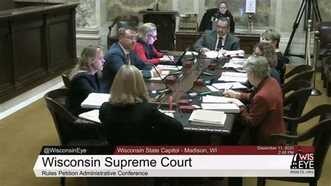 Wisconsin Supreme Court Rules Petition Administrative Conference