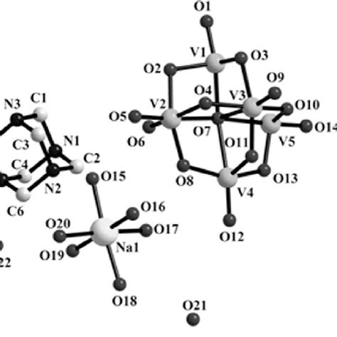 A Ball And Stick Representation Of Compound 2 Hydrogen Atoms Are