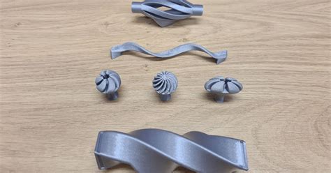 Twisted Cabinet Knobs By Wilkoslo Download Free Stl Model