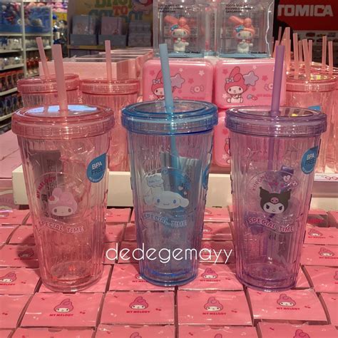 Jual Miniso X Sanrio Tumbler Botol Minum 420ml Sanrio Kuromi