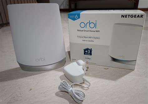 Netgear Rbs Orbi Ax Tri Band Mesh Wifi Add On Satellite