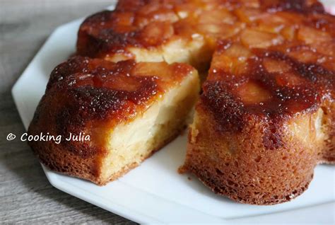 COOKING JULIA GÂTEAU RENVERSÉ AUX POMMES