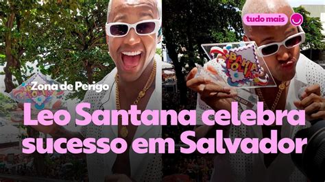 V Deo Leo Santana Comemora Sucesso Do Hit Zona De Perigo Cantando Em