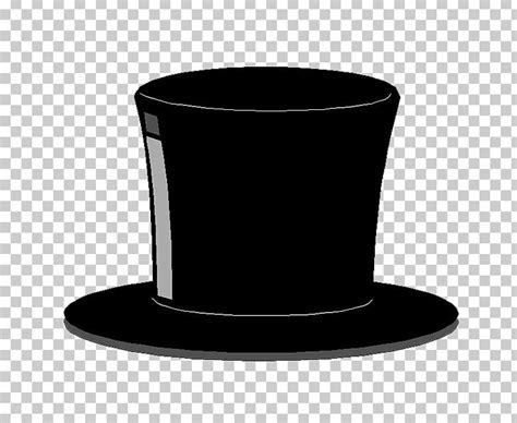 Top Hat Png Clipart 2d Computer Graphics Black And White Cartoon