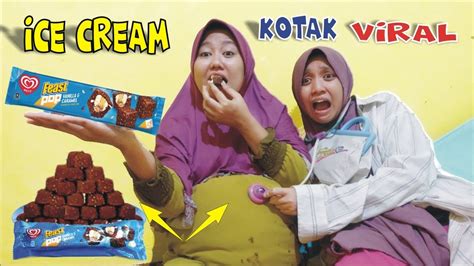 Ibu Hamil Ngidam Es Krim Kotak Viral Rebutan Ice Cream Sampai Pingsan