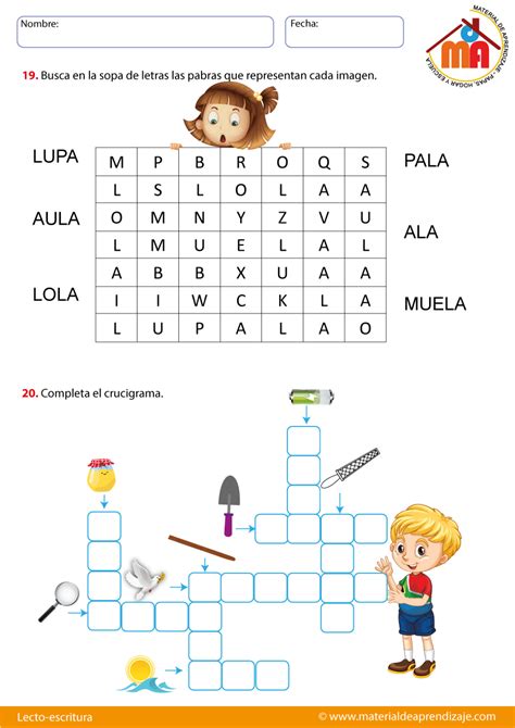 La Letra L Lecto Escritura “material De Aprendizaje” Material De Aprendizaje