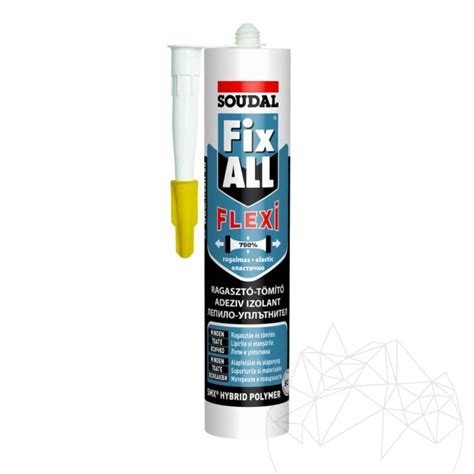 Soudal Fix All Flexi White Adhesive Ml Piatraonline