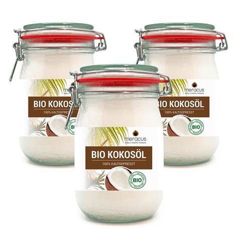 Meracus Bio Kokos L Nativ Im B Gelglas Er Pack X Ml