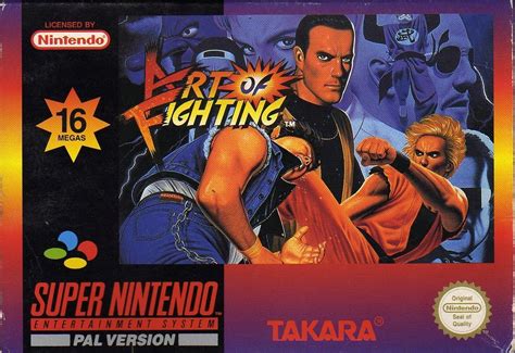 Art Of Fighting Snes Box Cover Art Mobygames