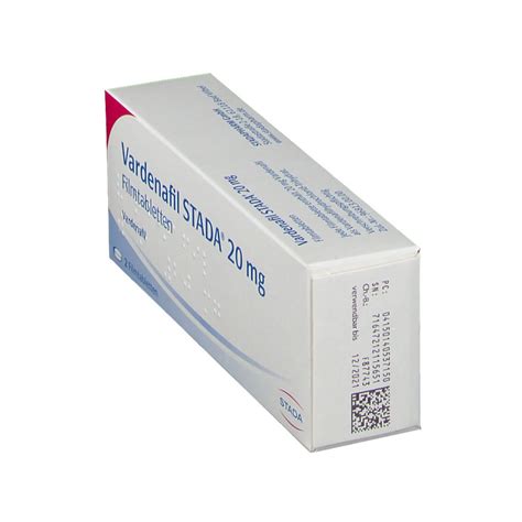 Vardenafil Stada Mg St Mit Dem E Rezept Kaufen Shop Apotheke