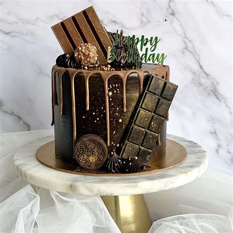 Chocolate Birthday Cake Photo