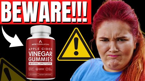 Apple Cider Vinegar Gummies Beware Apple Cider Vinegar Gummies