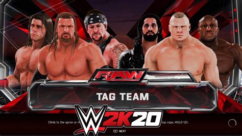 WWE 2K20 Shawn Michaels Triple H Undertaker VS Brock Lesnar