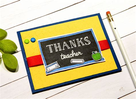 Teacher Thank You Card Teacher Appreciation Inspiring - Etsy