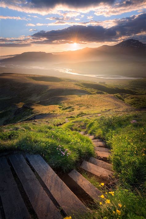 Stairway To Heaven Thórsmörk Iceland Nature Photography