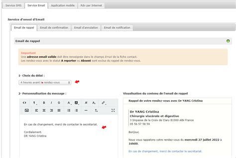 Tuto Mettre En Place Un Rappel De Rendez Vous Par E Mail V