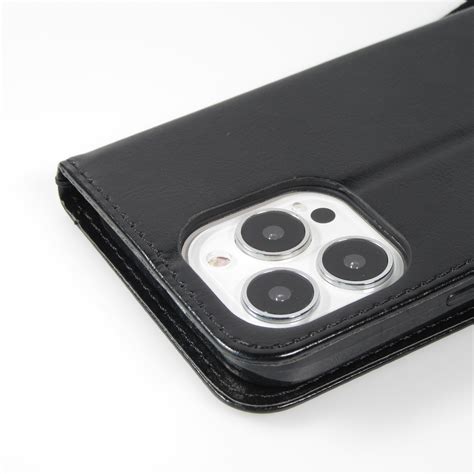 Iphone Pro Case H Lle Premium Flip Schwarz Kaufen Auf Phonelook