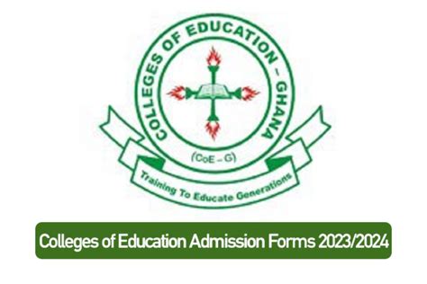 Ghana Colleges Of Education Admission Forms 2023 2024 GhnewsbanQ