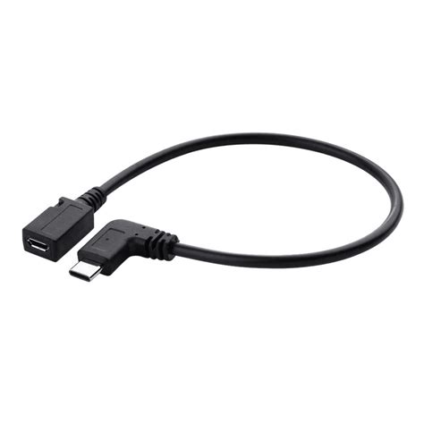 Rich2br สายเคเบิลเชื่อมต่อ Usb 31 Type C ตัวผู้ เป็น Micro Usb 5 Pin