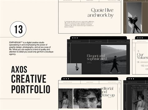 Axos Creative Portfolio Canva By Emphirium™ On Dribbble