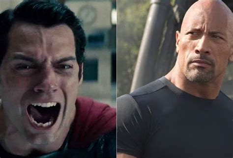 Chefe Da Dc D A Entender Que Foi The Rock Que Sacaneou Henry Cavill