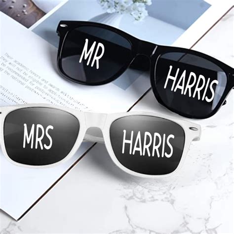 Personalised Bride And Groom Sunglasses Wedding Sunglasses Bridal Party Sunglasses Wedding Favour