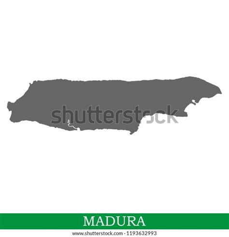 High Quality Map Madura Island Indonesia Stock Vector (Royalty Free ...