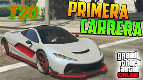 GTA V ONLINE MI PRIMERA CARRERA YouTube