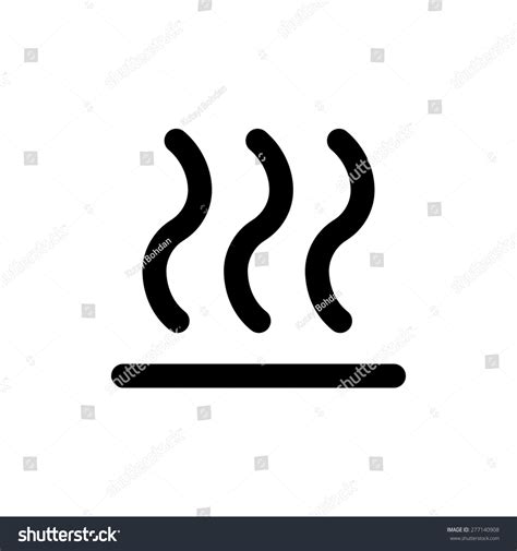Warning Sign Warning Hot Surface Stock Vector Royalty Free Shutterstock
