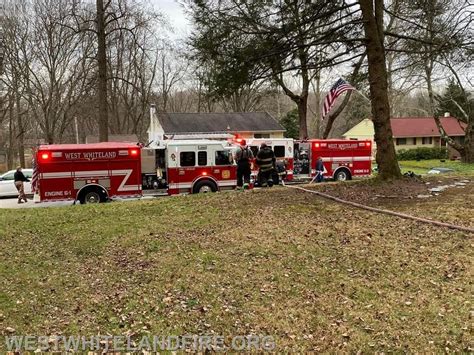 Brush Fire On Sunset Ln West Whiteland Fire Company