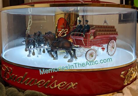 Budweiser Clydesdale Parade Carousel Light Lamp Light Ballast Transfor ...