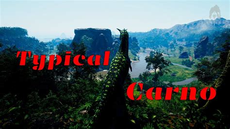 Typical Carno gameplay The Isle Evrima Сarnotaurus Gameplay YouTube