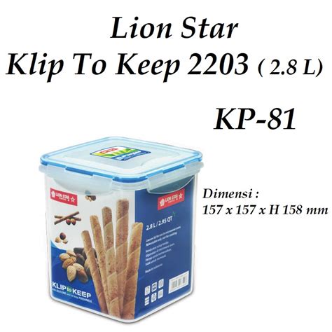 Jual Lion Star Klip To Keep Lt Kp Toples Plastik