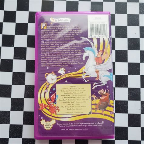 Disney Sing Along Songs Collection Of All Time Favorites Etsy Canada