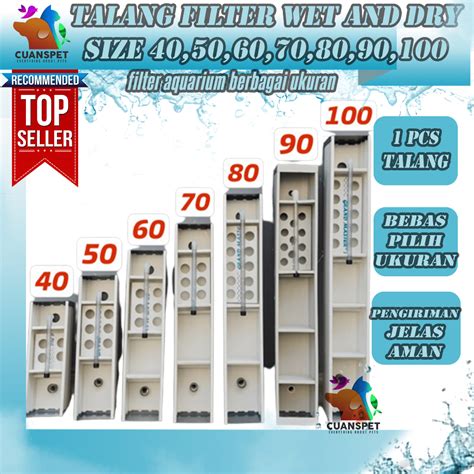 Jual Top Filter Talang Cm Talang Fiter Top Box Filter Filter