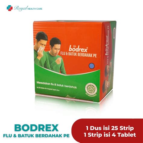 Jual Bodrex Flu Dan Batuk Berdahak Pe Strip Tablet Shopee Indonesia