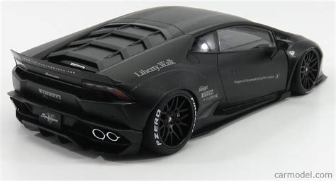 AUTOART 79121 Scale 1 18 LAMBORGHINI HURACAN LIBERTY WALK 2017 MATT BLACK