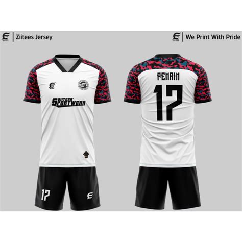 Jual Jersey Futsal Free Custom Nickname Full Printing Shopee Indonesia