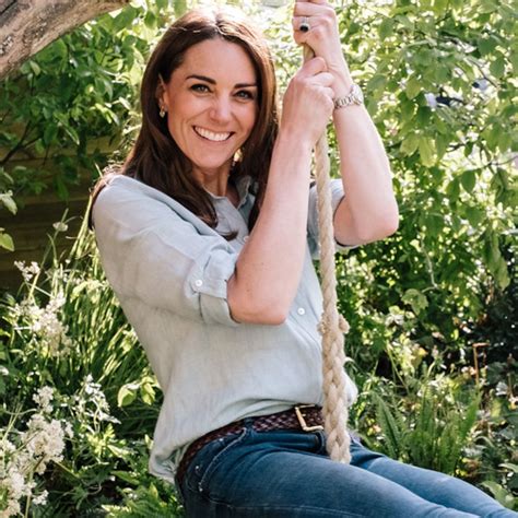 Kate Middleton Is All Smiles on Rope Swing as She Previews New Garden ...