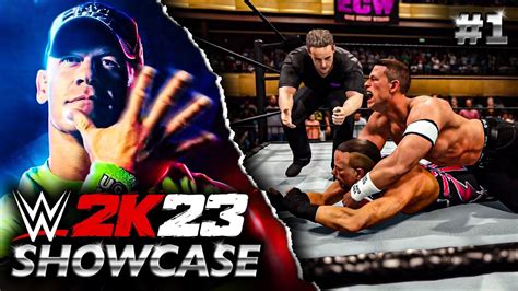 Wwe 2k23 John Cena Showcase Rvd Vs John Cena The Whole Fn Show Gameplay Part 1 Youtube