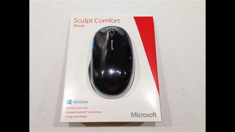 Microsoft Sculpt Comfort Mouse Unboxing Youtube