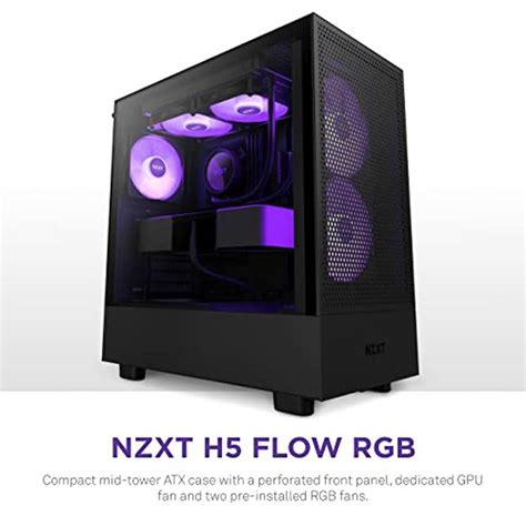 NZXT H5 Flow RGB Case - Specs, Compare Prices | Pangoly