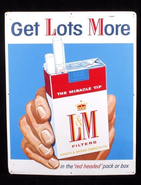 L&M Cigarettes Advertising Sign