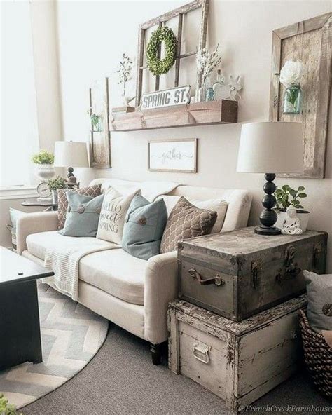 Comfy Farmhouse Living Room Decor Ideas