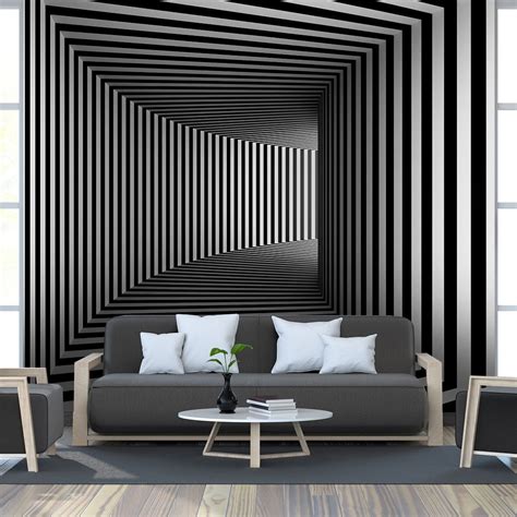 Fototapeta Demural Czarno Biała Iluzja Fdb458 S 330x220 Cm Demural