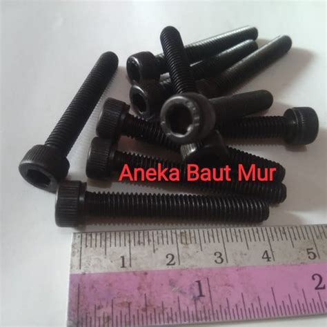 Jual Baut L Baja Hitam M6 X 40mm Atau Baut 10 Panjang 4cm Di Lapak