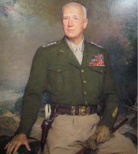 George Patton Portrait George Patton General Did Jr Die Accident