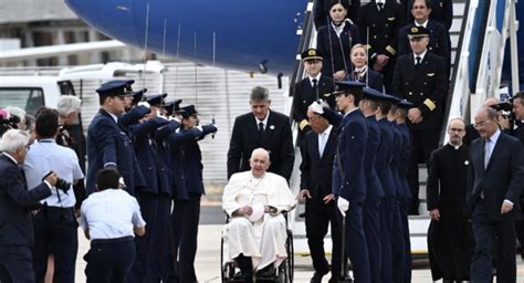 El Papa Llega A Lisboa Para Participar En La Jmj El Altavoz